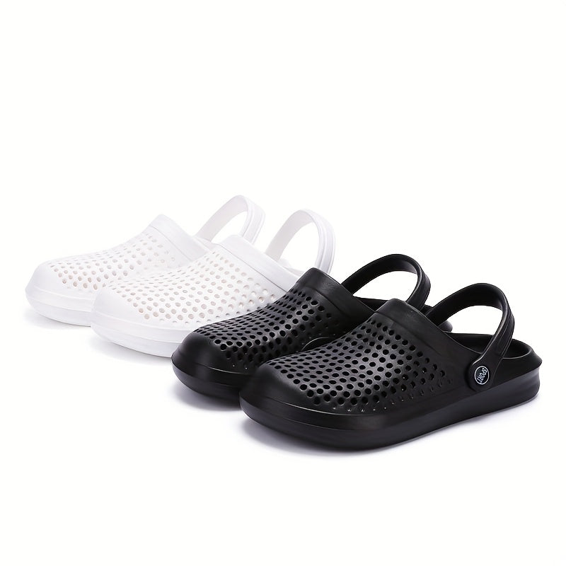 Unisex EVA Clogs Breathable Non-Slip Summer Garden Shoes Black Brown Dark Brown