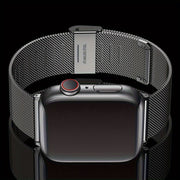 Stainless Steel Mesh Milanese Loop Watch Band for Apple Watch Series 1-10 Ultra 2 49mm