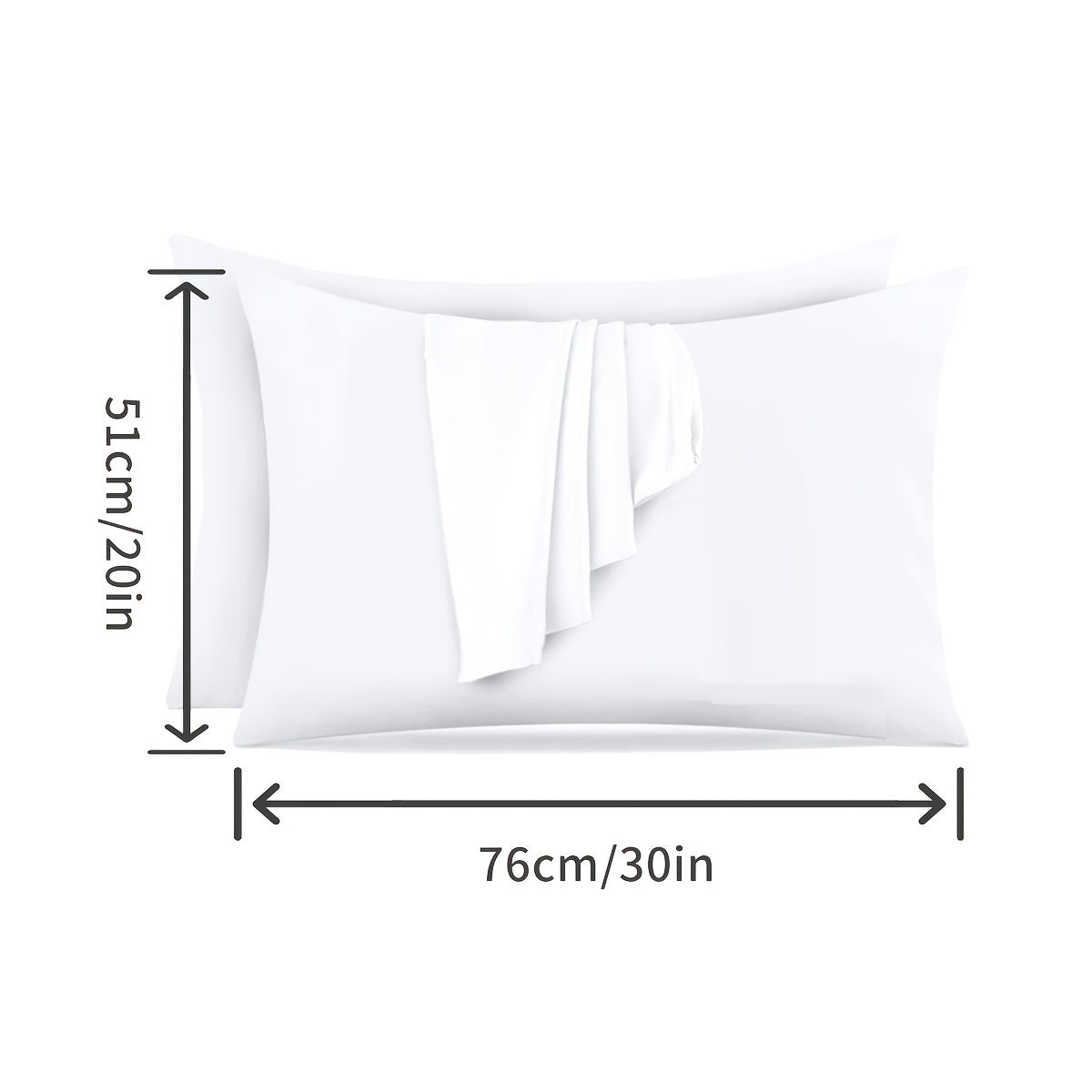 Waterproof Stain-Resistant Pillowcase Super Soft Thickened and Enlarged Design
