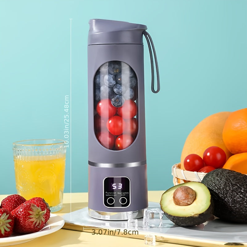 Portable USB Rechargeable Blender and Juicer 0.3L-0.5L Food Grade ABS Touch Control