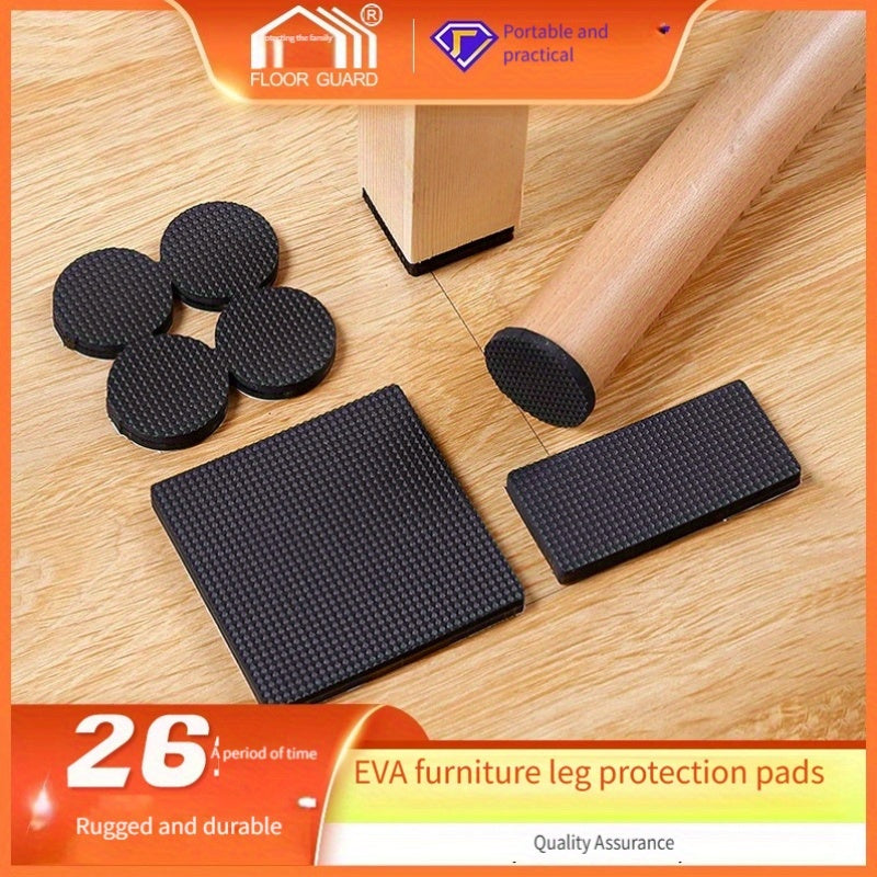 Self-Adhesive Felt Chair Pads for Hardwood Floors Scratch-Resistant Cover
