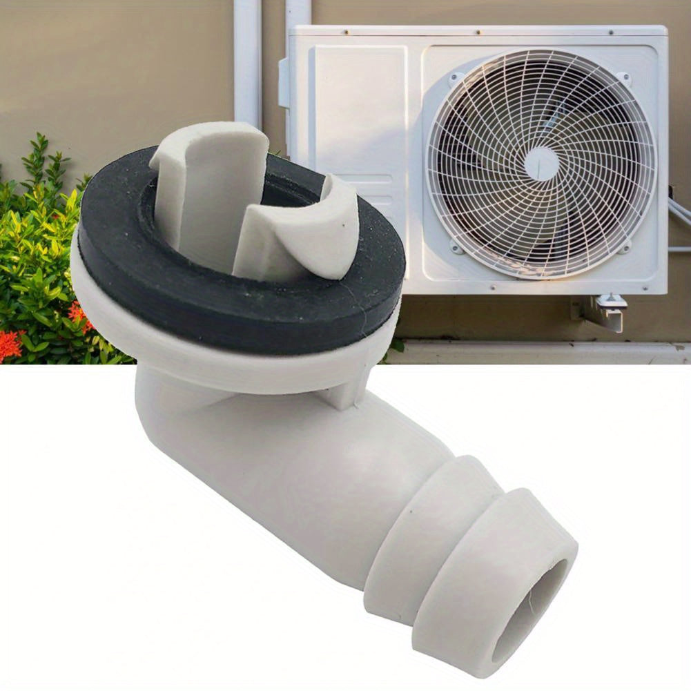 Spiral Drain Hose Connector for Air Conditioners Weather-Resistant Plastic 4.6cm