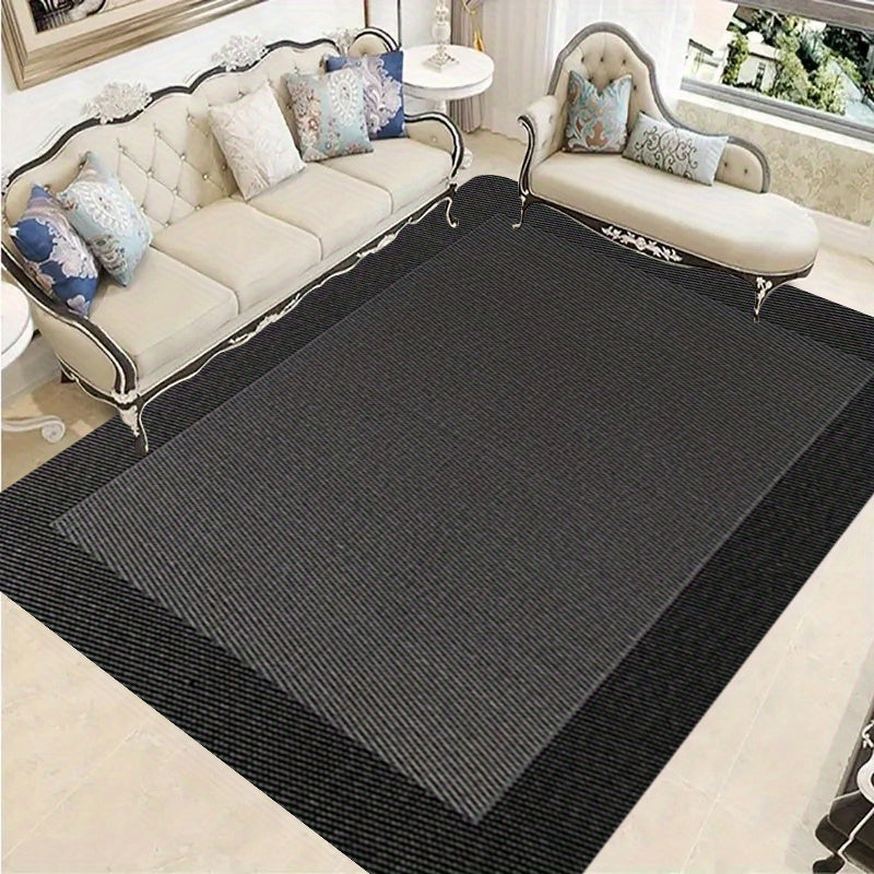 Non-Slip Polyester Doormat Waterproof 1.1cm Thick for Kitchen Entryway