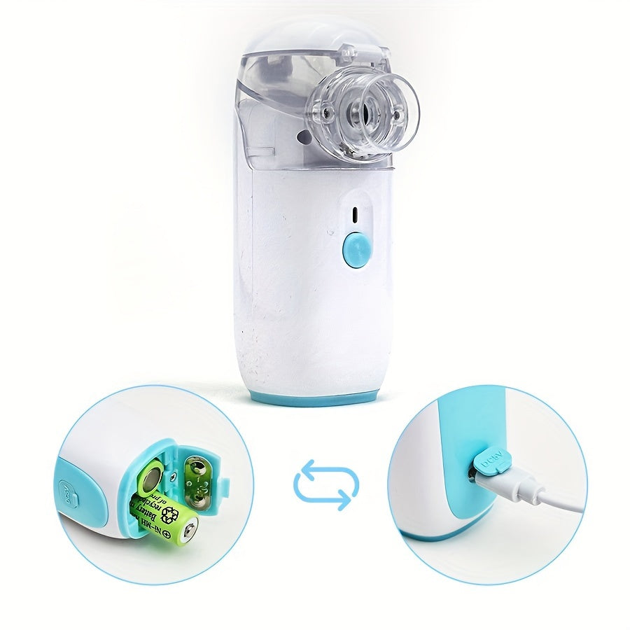 Portable USB Rechargeable Facial Humidifier and Steamer for Home and Office