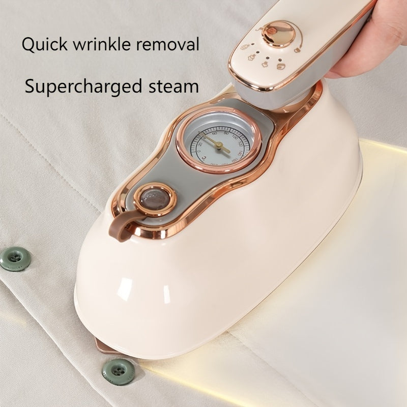 Mini Portable Steam Iron 1200W Foldable Handle Travel Friendly