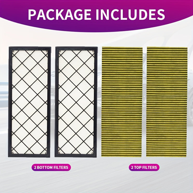4Pcs HEPA Cabin Air Filters with Activated Carbon for Tesla Model Y