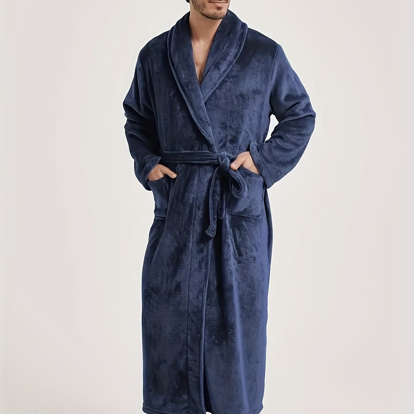 Yangi juftliklar uchun evropa uslubidagi flanel bathrobe, erkaklar va ayollar uchun.