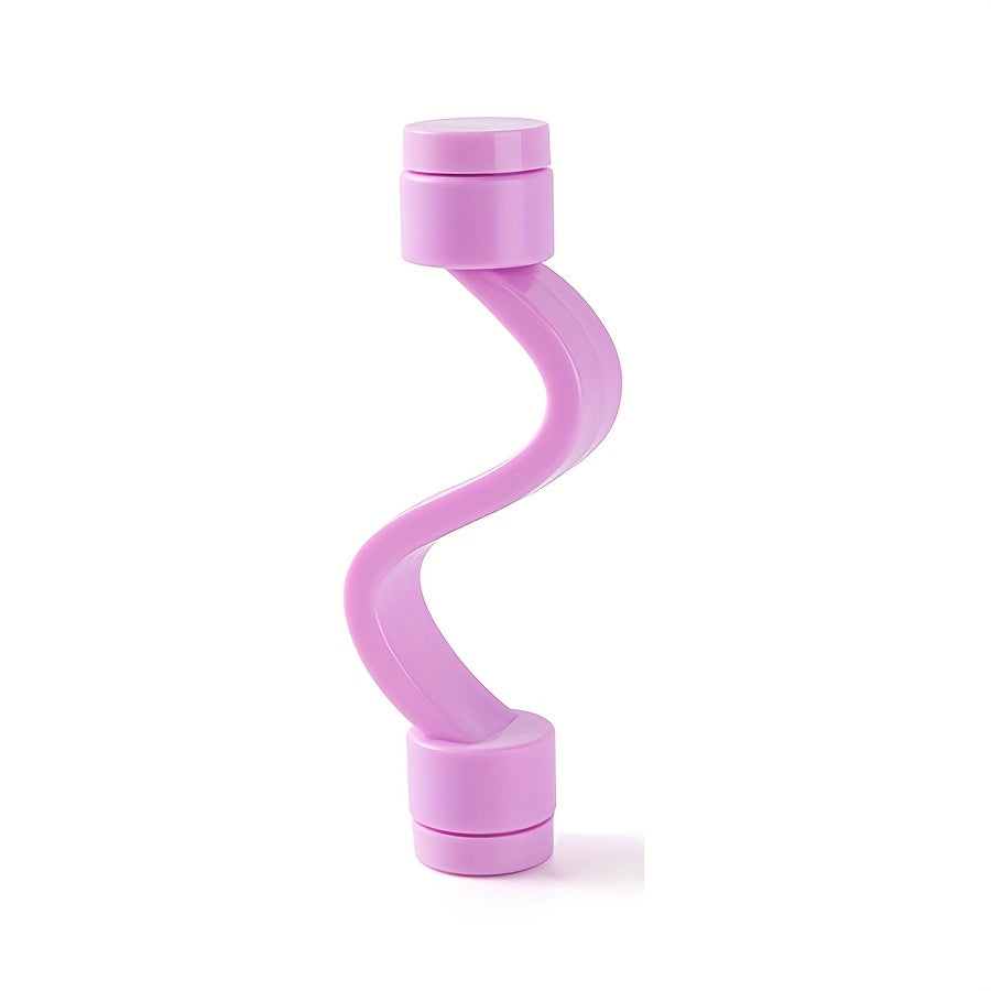 Purple ABS Plastic Magnetic Washing Machine Door Stopper Ventilated Anti-Pinch