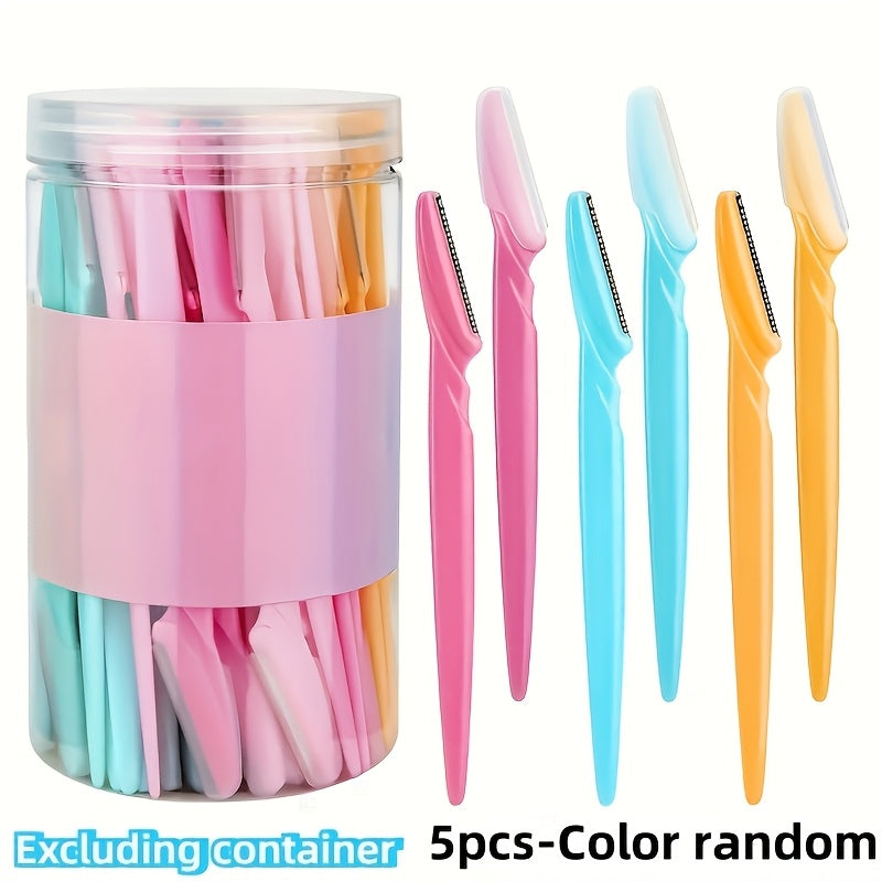 Unisex Stainless Steel Facial Trimmers Set for Eyebrows Body Face Bikini