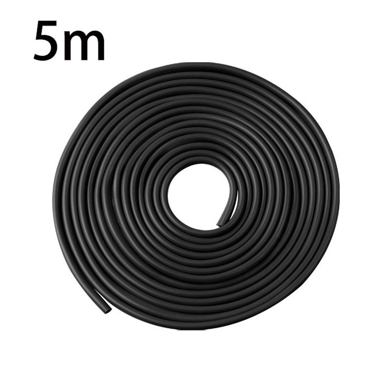 Protector de borde de puerta de coche, tira de sellado en forma de U de goma