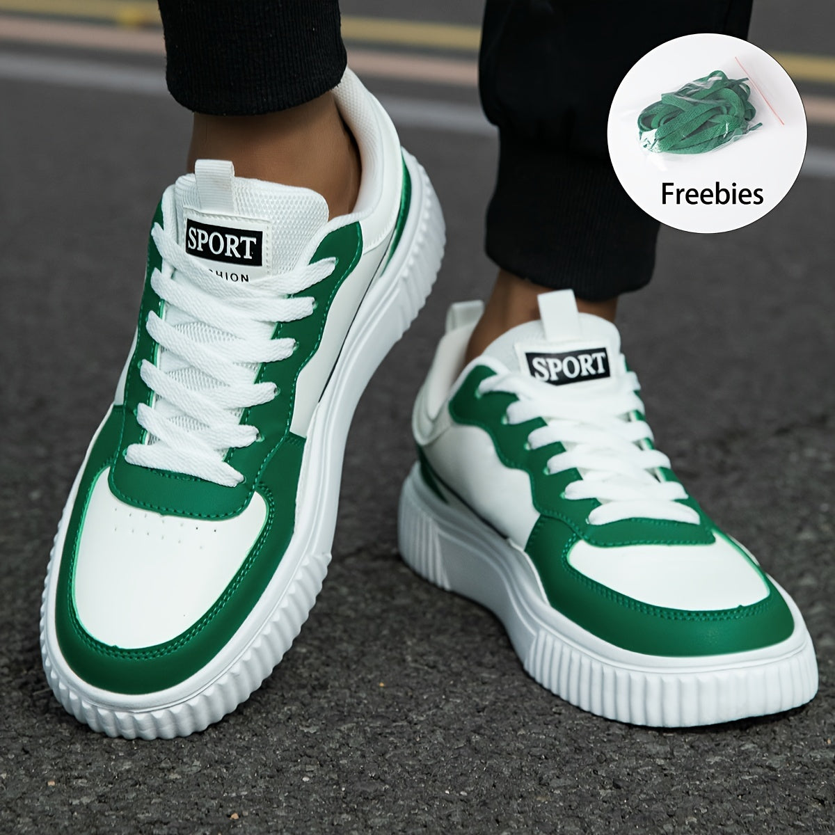 Erkaklar uchun yangi moda krossovkalari, vintage/ko'cha uslubida, barcha mavsumlar uchun nafas oladigan va qulay, shoelace bilan yopish.