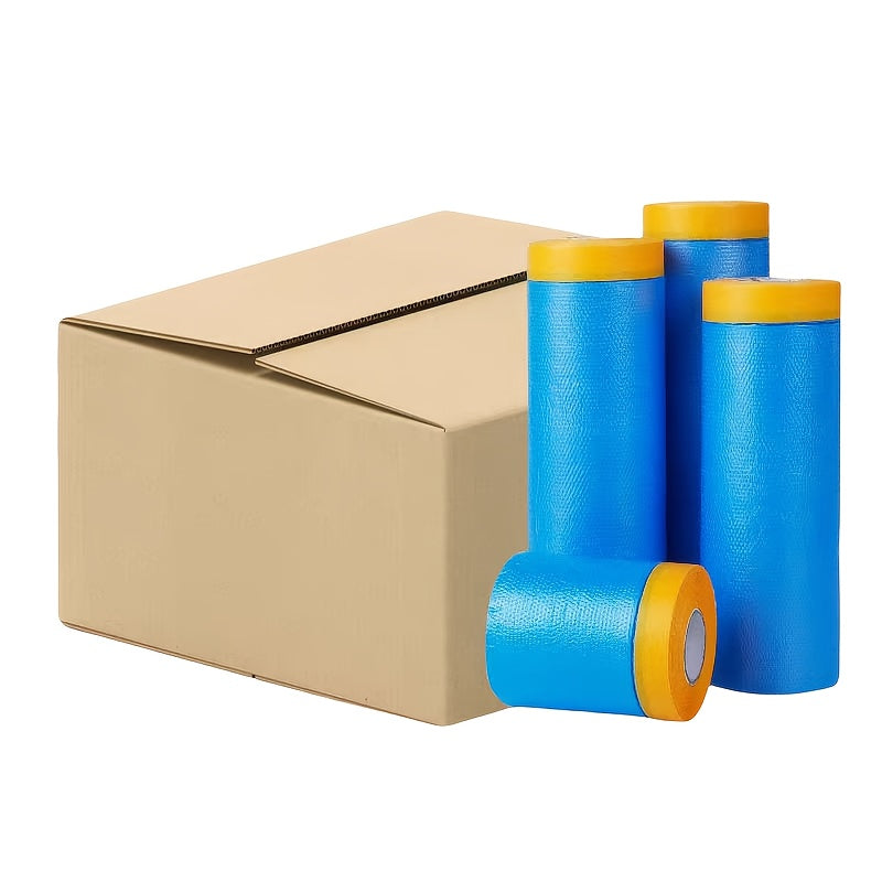 2 Rolls Auto Paint Masking Film High-Temperature Resistant Car Painting Protection