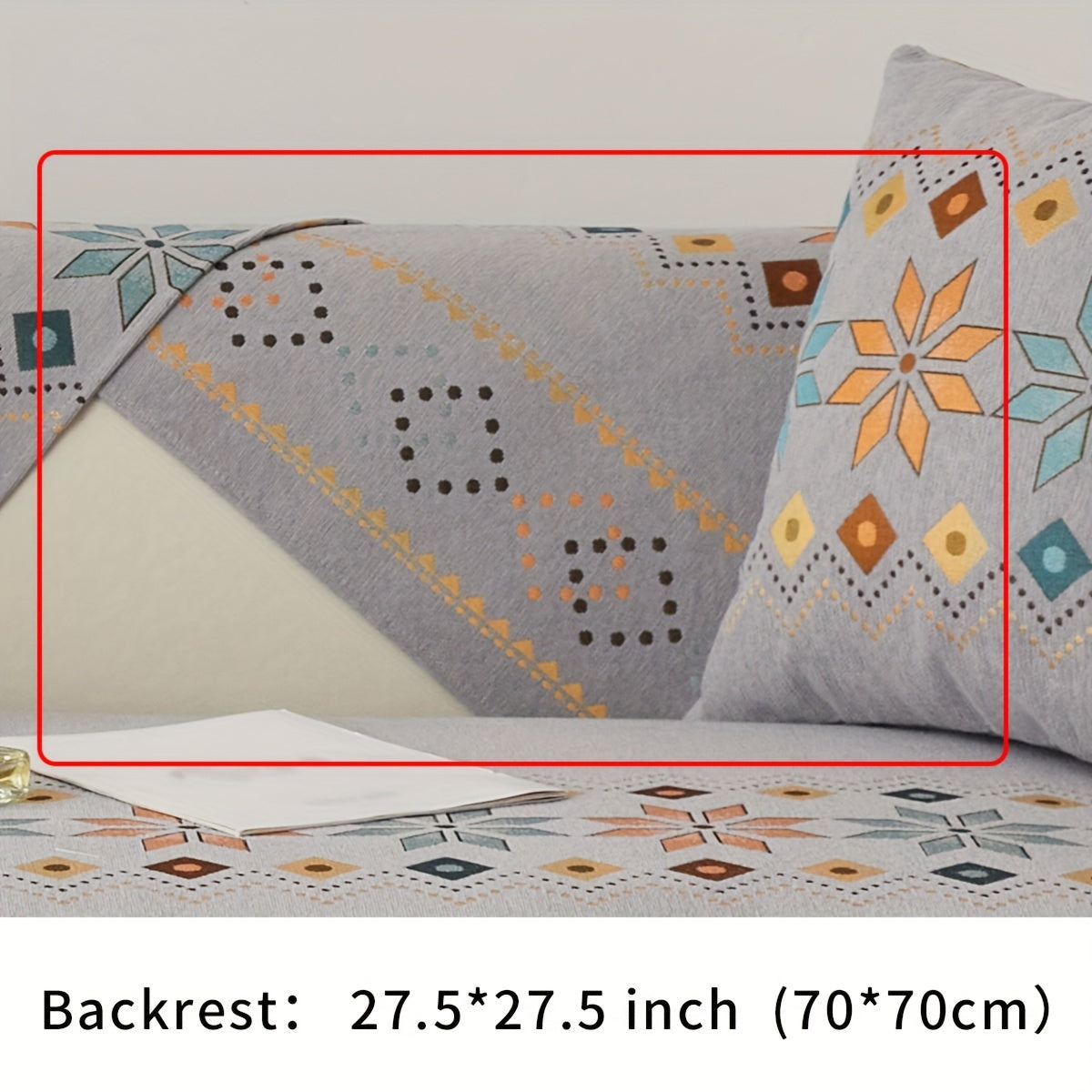 Chenille Sofa Slipcover Protects Furniture for Home and Office Decor