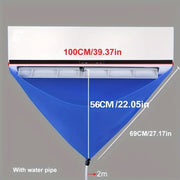 Air Conditioner Cleaning Kit with Dust Cover Water Bag and Tools for Wall-Mounted Units