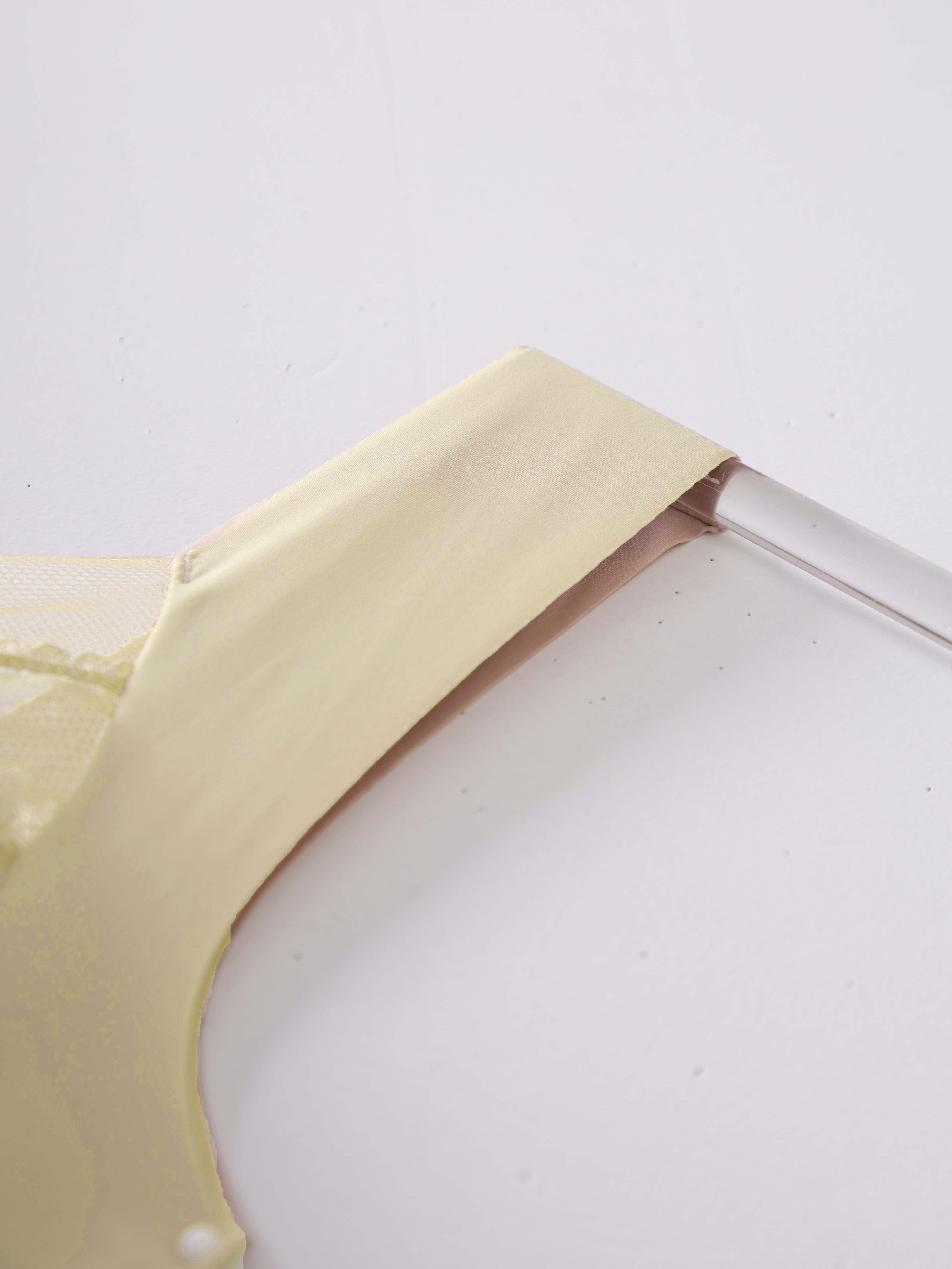 Women's Wireless Push-Up Bras with Contrast Lace Breathable Comfortable Underwear