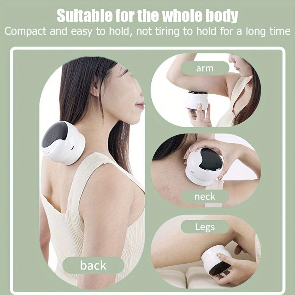 Harorat, so'rish va issiqlikni sozlash mumkin bo'lgan aqlli LCD massajchi, orqa massaji uchun mos.