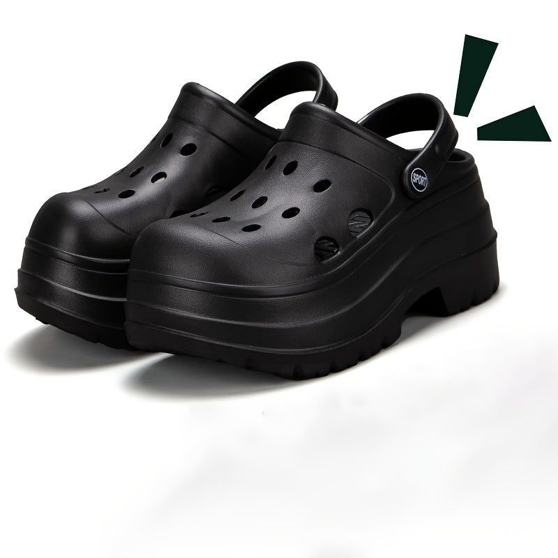 Women's Summer Garden Clogs EVA Sandals Non-Slip Breathable Beige White Black