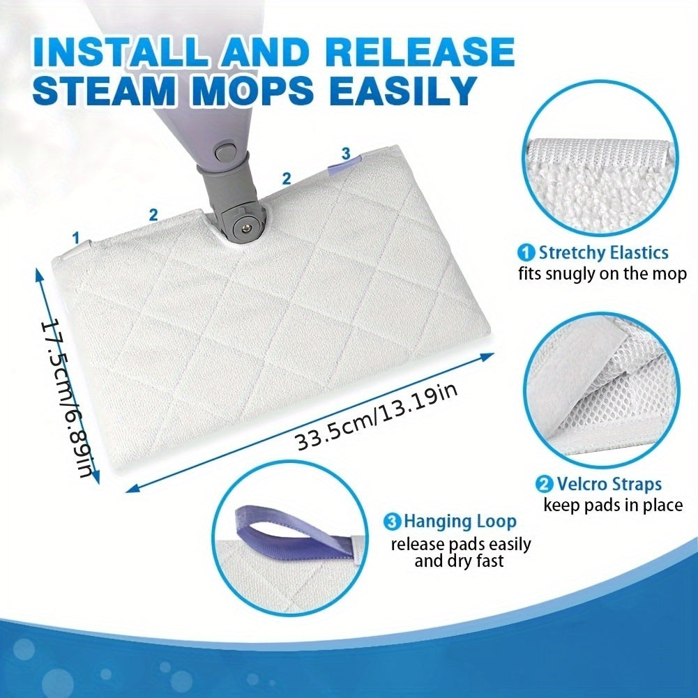 Shark Steam Pocket Mop modellari S3500, S3550, S3501, S3601, S3601D, S3901, S3801 va S3801CO uchun almashtirish mikrotozalovchi padlarning ikki to'plami. Ushbu padlar elektr energiyasini talab qilmaydi.