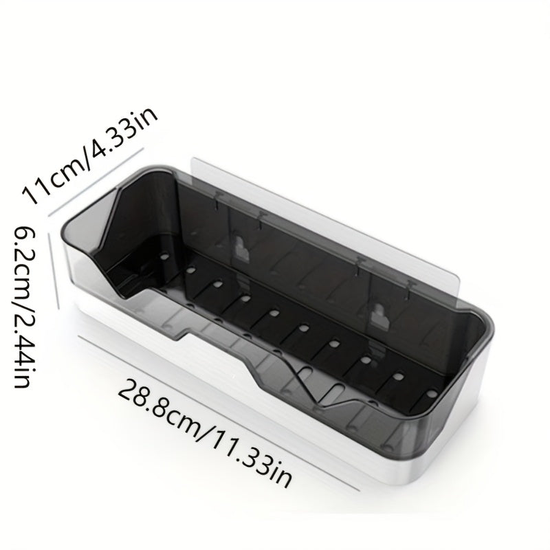 Perchero de pared de plástico sin carga, almacenamiento de ropa sin taladro