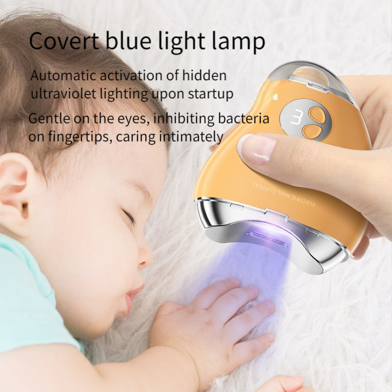 1 dona ergonomik 2-in-1 elektr tirnoq kesgichi va maydalagichi, USB orqali zaryadlanadigan xususiyat, 3 tezlik sozlamalari, LCD displey, Type-C tez zaryadlash, uzoq muddatli batareya hayoti va ichki saqlash qutisi bilan