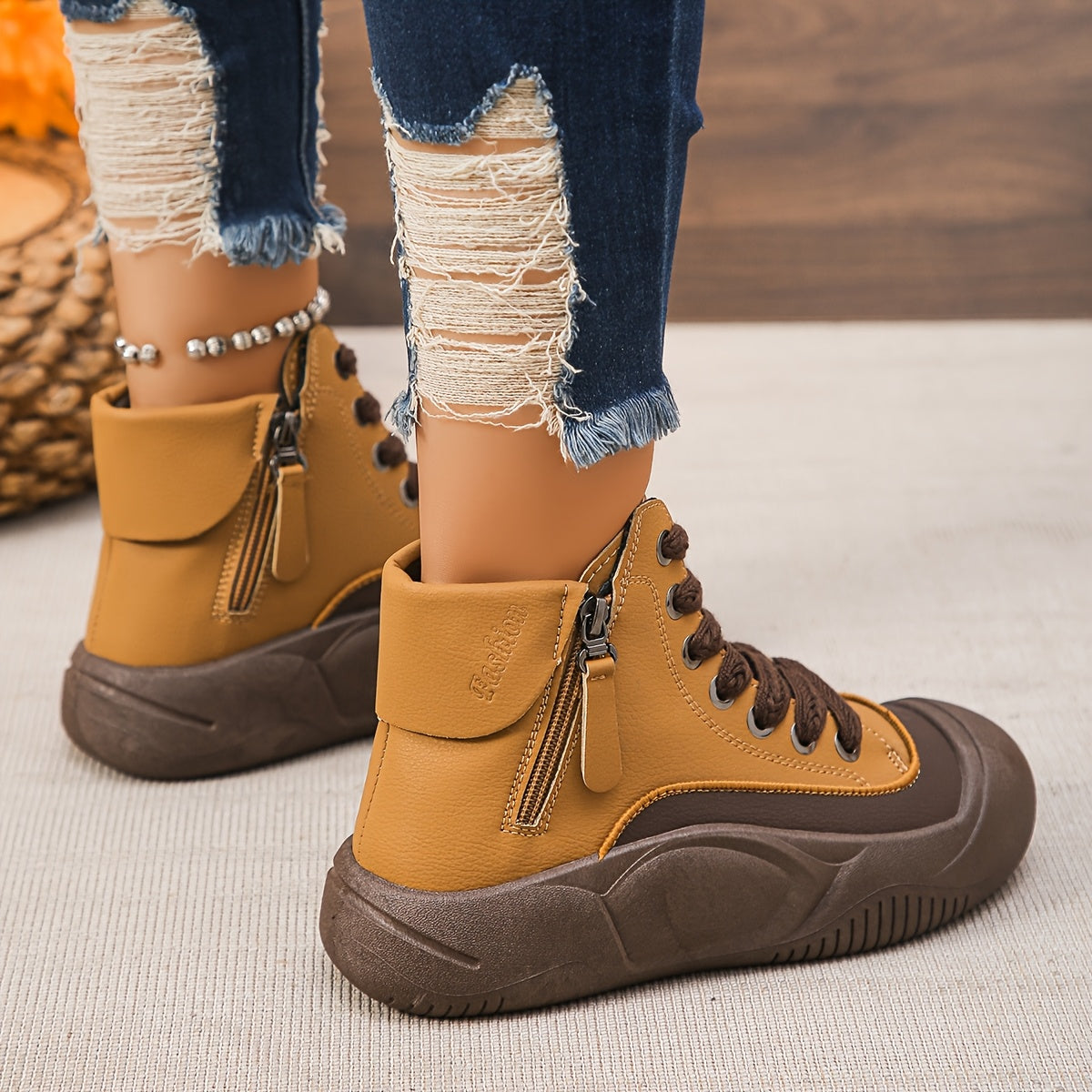 Women's Thick Sole Heightening Trendy Shoes for Spring