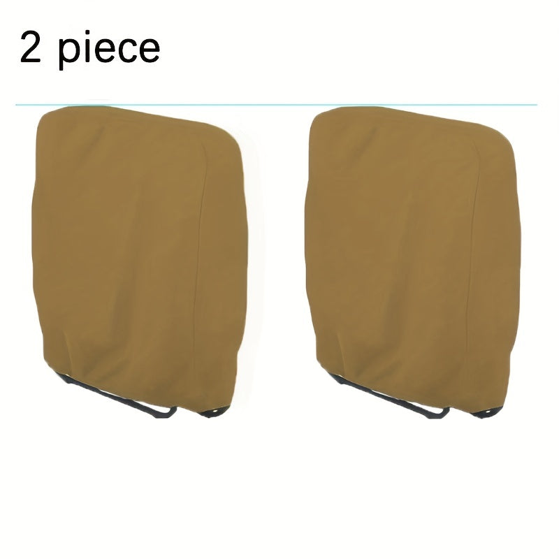 Waterproof Outdoor Folding Chair Cover Nylon Black All Weather Patio Garden Furniture Protector