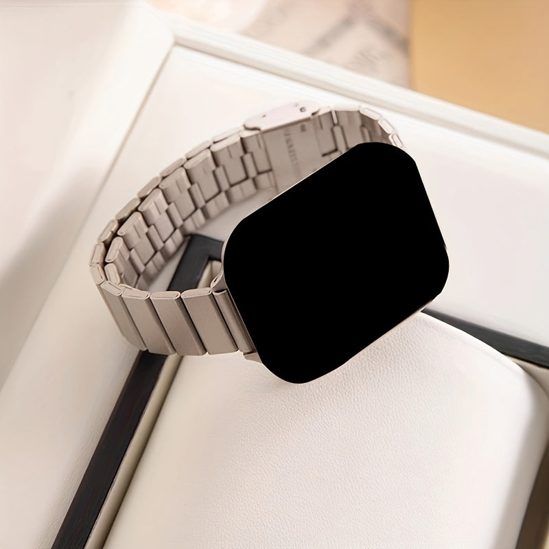 Stainless Steel Watchband for Apple Watch 38mm-49mm Compatible with Series and SE