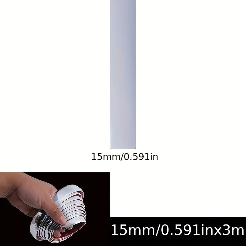 Car Exterior Chrome Plated Body Strip Bumper Door Trim 3m/118in Silver Protector