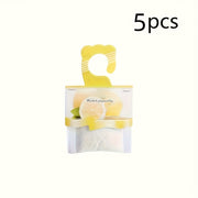 5 dona lavanda va osmanthus aromatizatsiya qilingan sachetlar, polyester aromatik sumkalar, shkaflar, avtomobillar, yotoqxonalar uchun