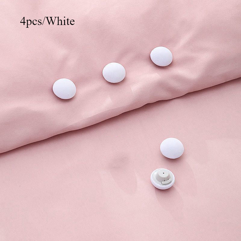 "G'ozli Dizayn Duvet Klip To'plami - Yotoq to'saklari va ko'rpa-to'shaklarni joyida ushlab turish uchun sirpanmaydigan ushlagichlar, uy yotoqlari uchun mukammal, yotoq varaqalari uchun qulay qator-quruq ushlagichlar."