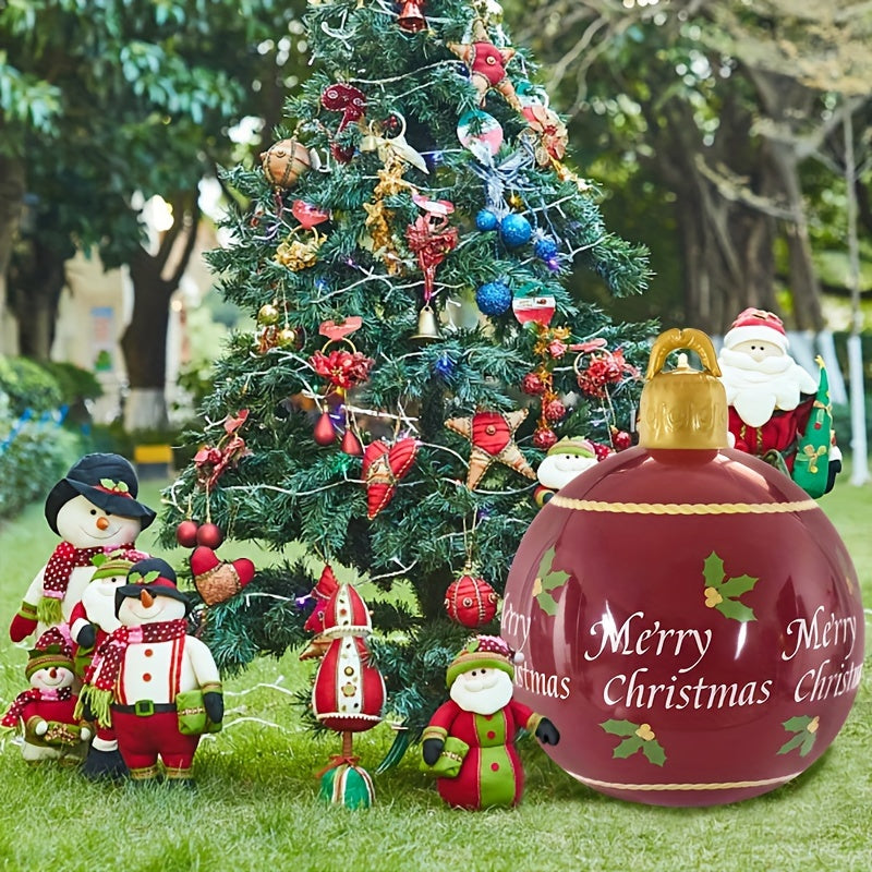 Inflatable Christmas Balls PVC Ball Decorations for Gardens and Entrance Halls