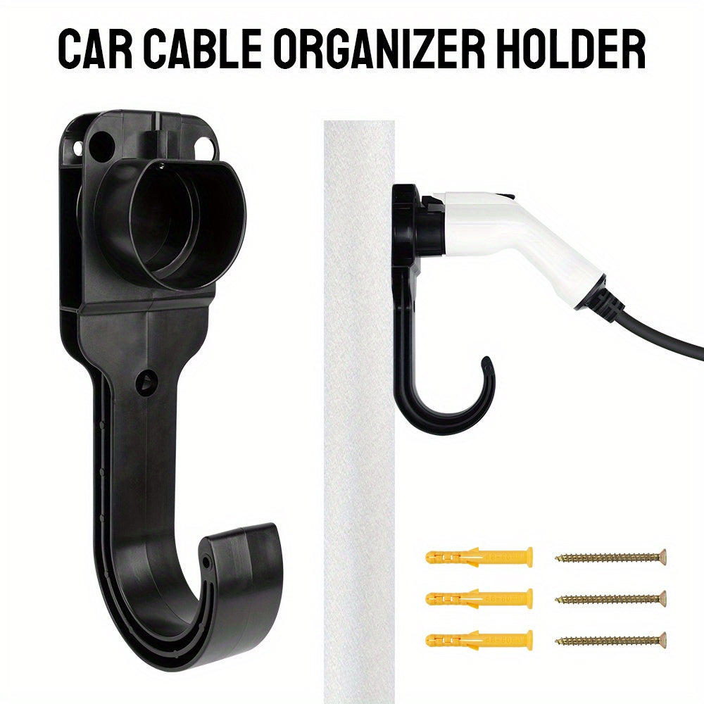 Wall Mount Bracket for Electric Vehicle Chargers Durable ABS PC Cable Holder with Secure Grip