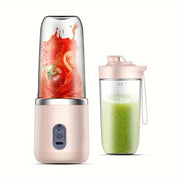Portable Blender and Juicer Set with Dual Cups Rechargeable Easy to Clean