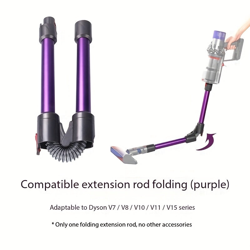 Telescopic Extension Pole for Dyson V10 V11 V15 Vacuum Cleaner Accessory Adjustable Metal Rod