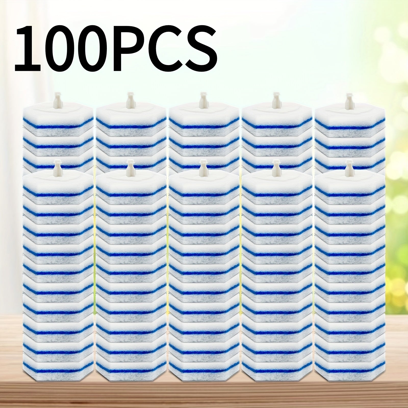 Qulay bir martalik hojatxona gubkasi to'plami - Yengil, yumshoq cho'tka hammom tozalash vositasi uy tozalash uchun.