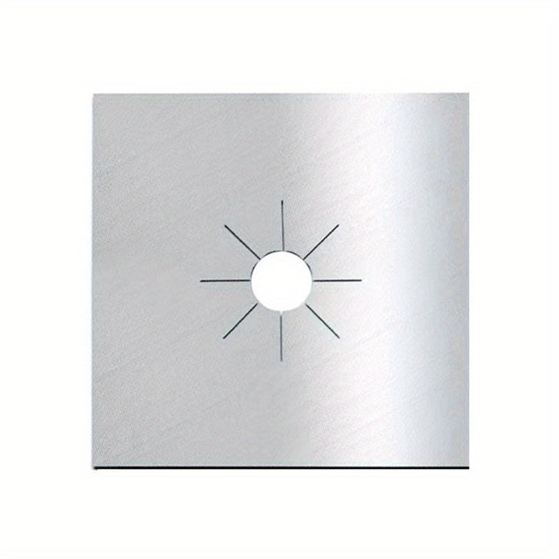 Set of 4 Gas Stove Burner Covers Non-Stick Reusable Scratch and Burn Protection