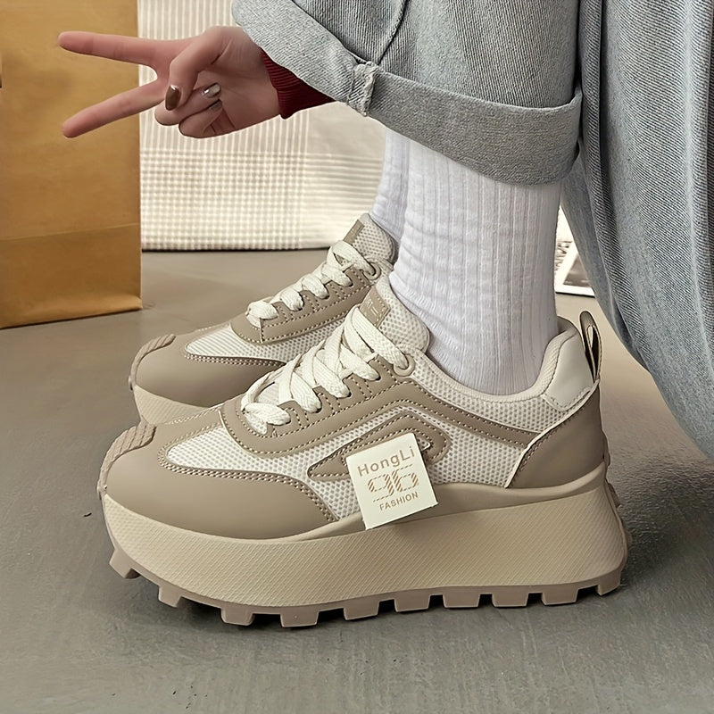 Women's Casual Sneakers Breathable Fabric Low Top Athletic Shoes
