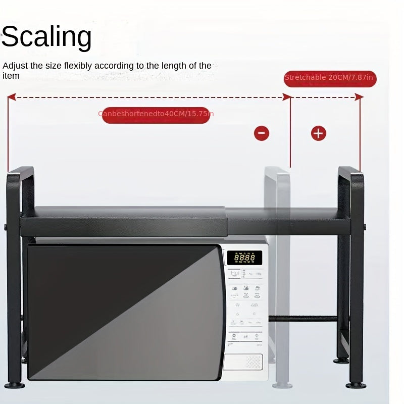 Sozlanadigan karbon po'latdan yasalgan oshxona saqlash qafasi, quloqlar va oqizish plastinkasi bilan