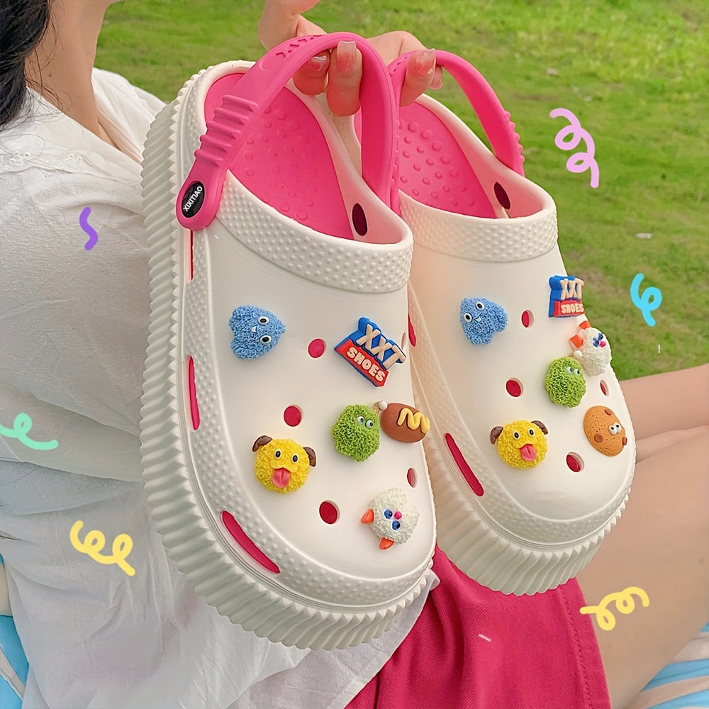 Women's Hollow-Out Slide Sandals EVA Non-Slip Animal Cartoon Summer Spring