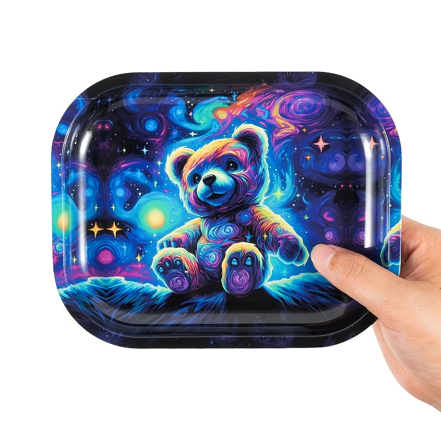 Rolling Tray Floral Critter 180x140mm Tobacco Smoke Accessories