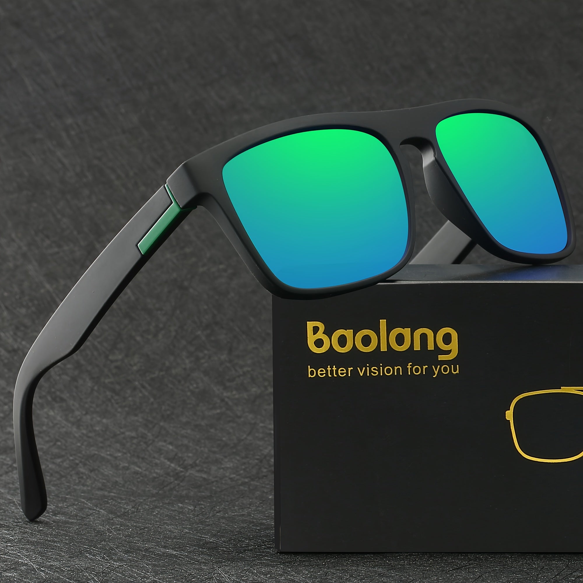 Unisex Square Polarized Sunglasses for Men and Women Casual Outdoor Sports Travel