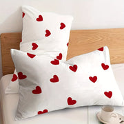Set of 2 Decorative Love Pillows for Home Decor, Cushion Covers Not Included