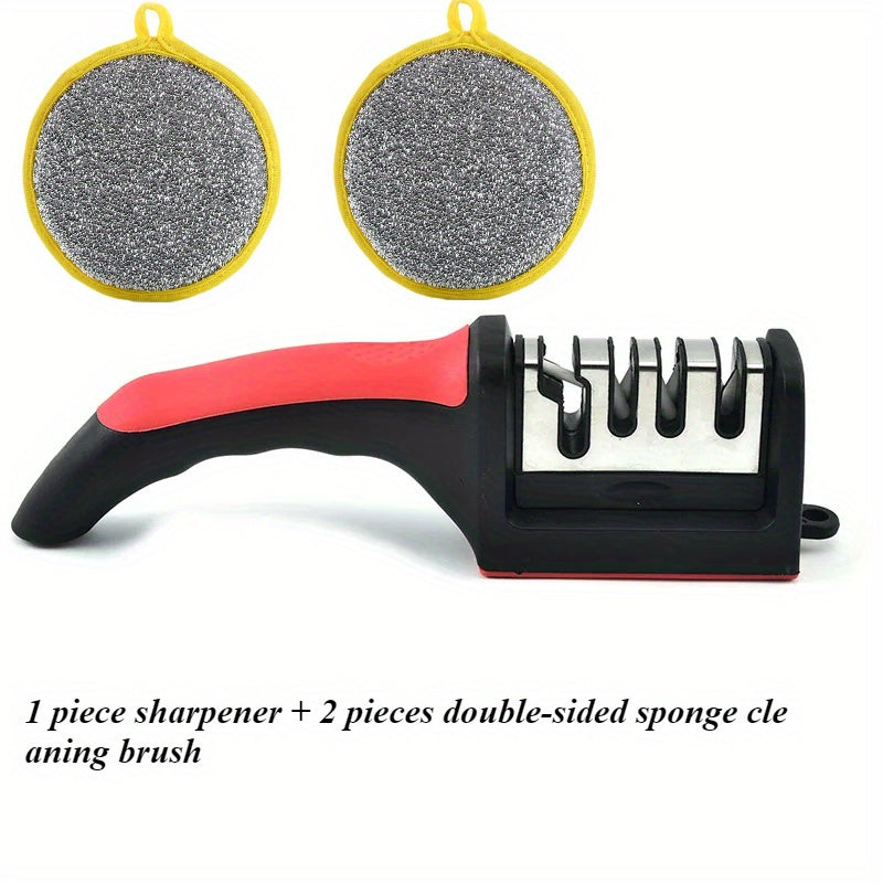 German Craft Knife Sharpener, Precision One-Click Kitchen Knife Sharpening Tool