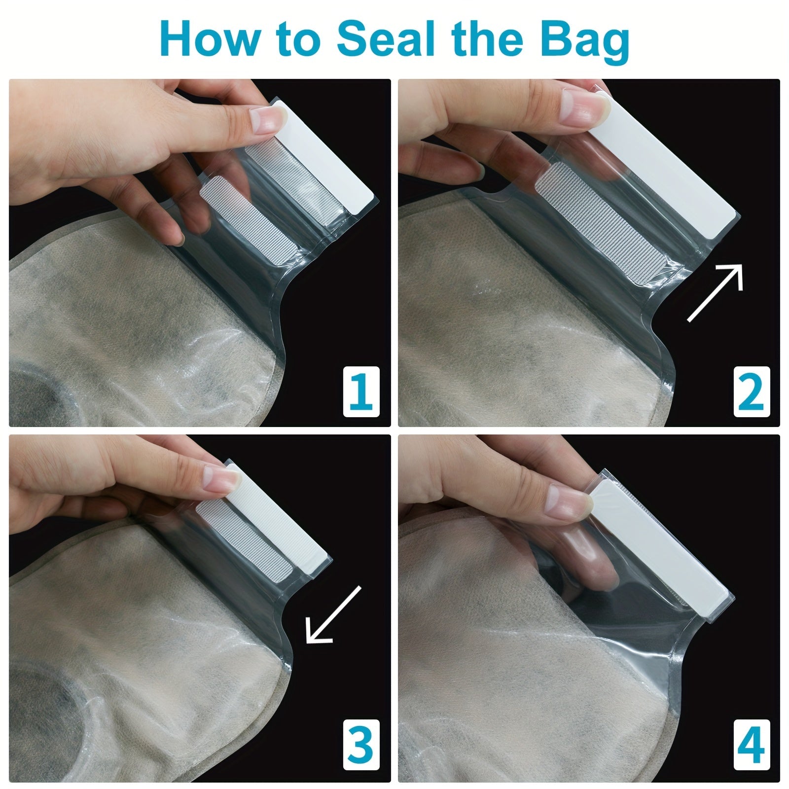 Two-Piece Colostomy Bags for Ileostomy Stoma Care Water-Resistant Non Woven