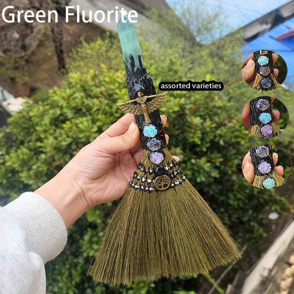 Hexagonal Natural Crystal Pillar for Home Decor and Meditation