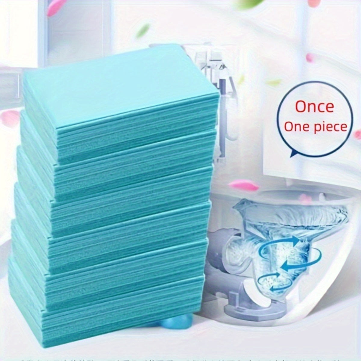 Pack of 30 Citric Acid Tablets for Toilet Cleaning and Deodorizing