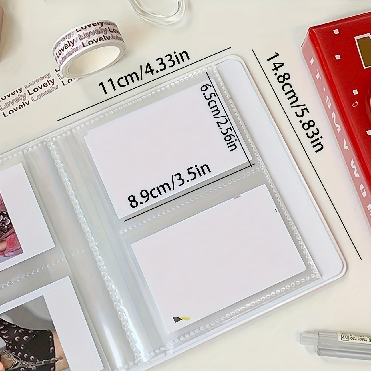 Mini Instant Photo Storage Organizer for 1 Photo Album