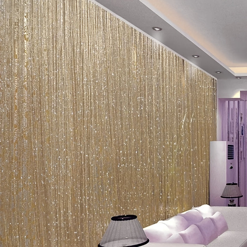Sparkle Tassel Curtain String Room Divider for Door and Window Decoration