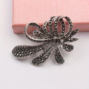 Women's Rhinestone Bow Brooch Firework-Inspired Pin Stylish Accessory