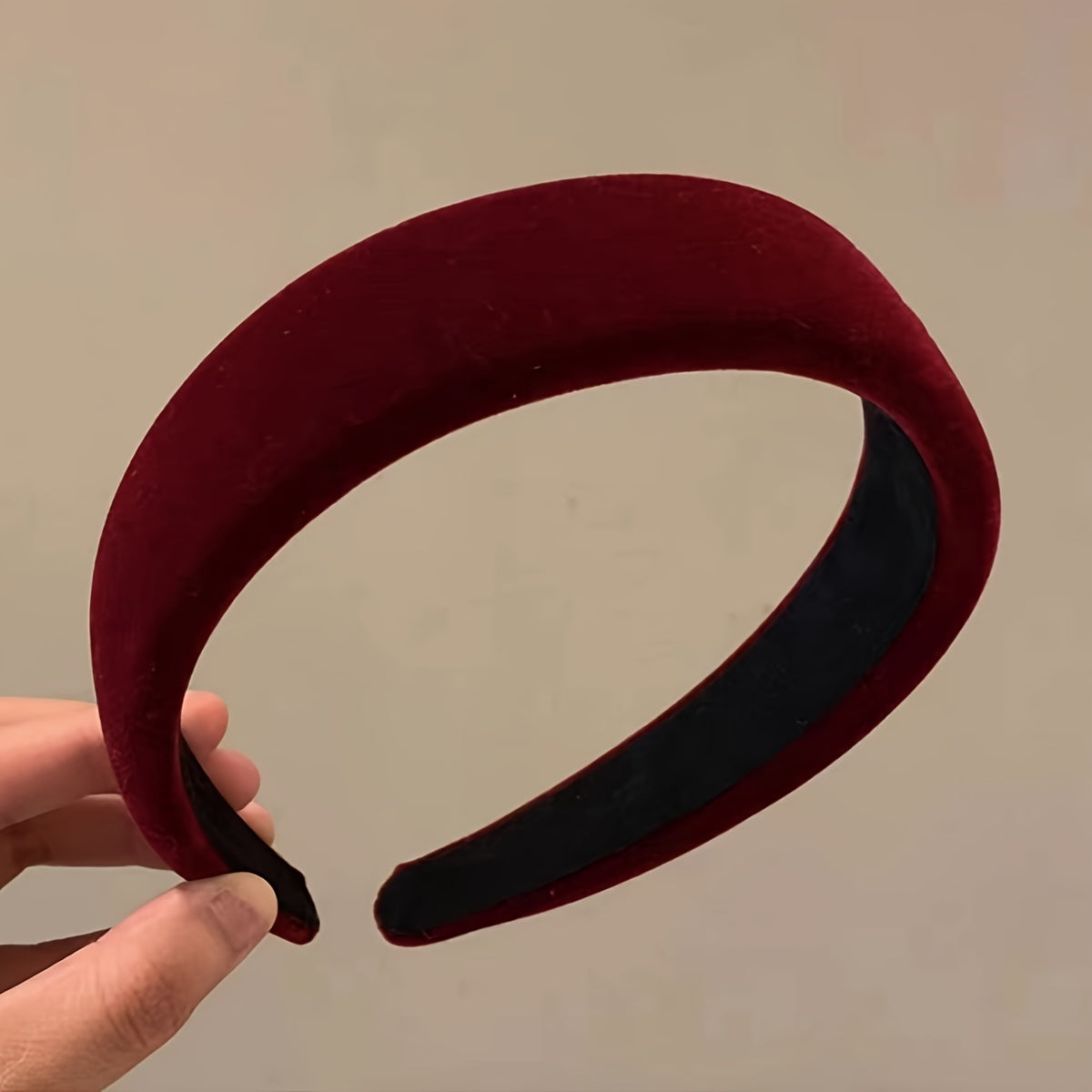 Velvet Headband for Women with Bee and Butterfly Decorations Vintage Style Hair Accessory